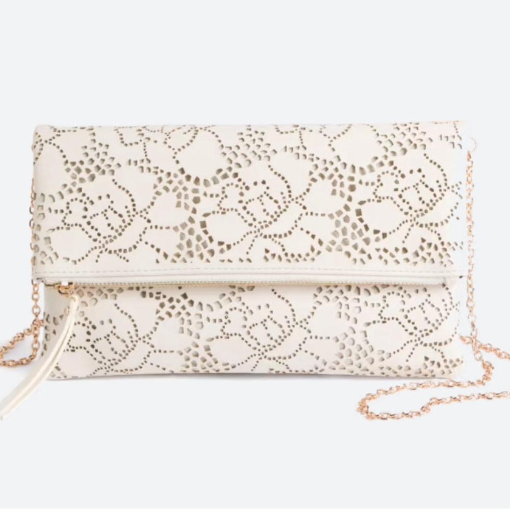 Urban Expressions Arabella Clutch (Off-White) Stitch Fix